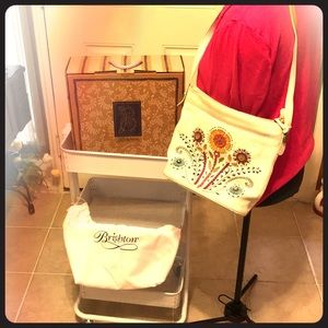 Brighton U136661 Vintage Spring flowers hobo